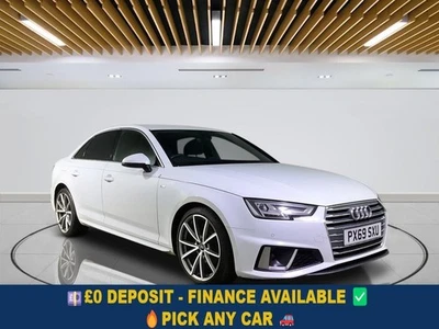 2019 Audi A4 2.0 TFSI 40 S line Saloon 4dr Petrol S Tronic Euro 6 (s/s) (190 ps) - Image 1 of 4