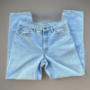 Vintage Levi’s 550 Relaxed Fit Tapered Leg Jeans 34x32 Light Wash USA 90s Grunge - Picture 1 of 15