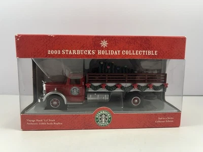 2003 Starbucks Holiday Collectible CORGI With Box Mack LJ Truck 1/50 2nd Series - Image 1 of 4