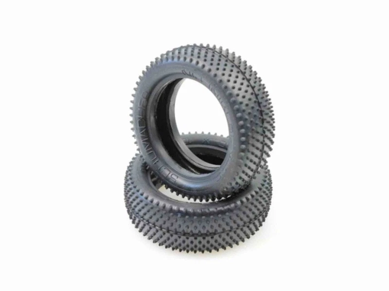 Schumacher U6607 1:10 Mini Pin Front Tyres 4WD gelb (2) - Bild 1 von 1