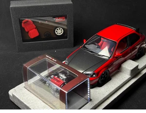 Motorhelix 1:18 Honda EK9 Civic Type-R Modello Edizione Limitata con Accessori - Foto 1 di 10