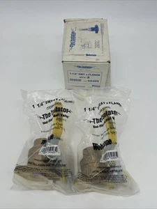 Box Of TWO Webstone #50405 1 1/4" SWT X Flange Isolator Ball Valves • NEW - Picture 1 of 20
