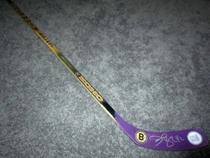 DAVID BACKES Boston Bruins Autographed SIGNED Hockey Fights Cancer Stick w/ COA - Picture 1 of 2