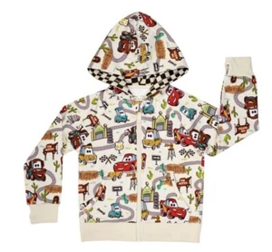 Little Sleepies Cars Disney Pixar Radiator Springs Zip Hoodie Size 5 jacket NEW - Picture 1 of 2