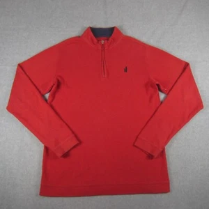 Johnnie-O Sweater Boy Youth 16 Red West Coast Prep 1/4 Zip Pullover - Picture 1 of 13