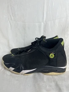 Nike Air Jordan Retro Indiglo XIV 487471-005 Negro/Verde/Blanco Zapatos Hombres Talla 14 - Imagen 1 de 12