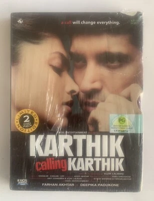 Karthik Calling Karthik Bollywood DVD *New/Sealed* Dipika Paducone Farhan Akhtar - Image 1 of 4