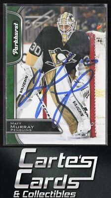 Matt Murray 2016-17 Parkhurst #252 Pittsburgh Penguins TTM/IP Signed Auto - Image 1 of 2