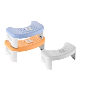 Squatty Potty Stool Foldable Toilet Stool Portable Handle and Anti-Slip Stool - Picture 1 of 13