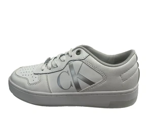 Calvin Klein Jeans Basket Cupsole Bold Monogram Trainers UK4 US 6.5 EU 37 SF289* - Picture 1 of 5