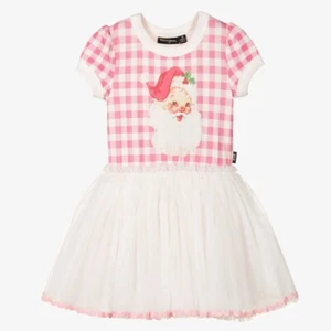 Rock Your Baby - Baby Girl Christmas Santa Tutu Dress - Size 2 - Brand New - Picture 1 of 7