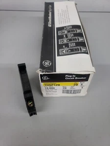 1) New Old Stock! General Electric THQP120 1 Pole 20 Amp 120/240VAC Breaker - Picture 1 of 3