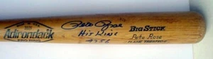 Pete Rose Signed Adirondack 302F Big Stick Pro Ring Bat HIT KING 4256 - Picture 1 of 11