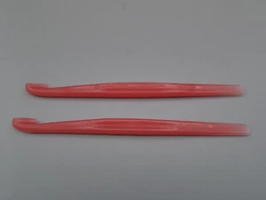 2 NUEVO Pelador de Cítricos Rosa Coral Tupperware Naranja Pomelo Limón Lima Herramienta PAR - Imagen 1 de 4