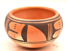 Vintage Hopi Pottery Polychrome Pot Bowl Dish Signed Native American Indian 4"