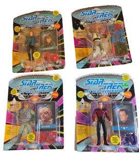 4 Star Trek The Next Generation Figures Ferengi, Q, Dathon, Dr. Beverly Crusher - Picture 1 of 12