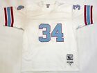 Vintage Mitchell & Ness NFL Houston Oilers CAMPBELL #34 Football Jersey Sz 56 