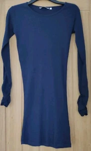 Size 8 Rib Navy Dress New Look - Picture 1 of 4