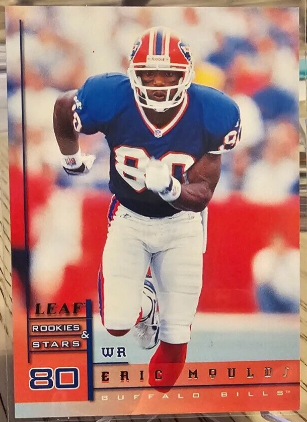 1998 Leaf Rookies & Stars Eric Moulds #45 Buffalo Bills - Image 1 of 2