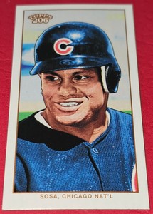Topps 206 Sammy Sosa Mini #2 Tolstoi Red Back