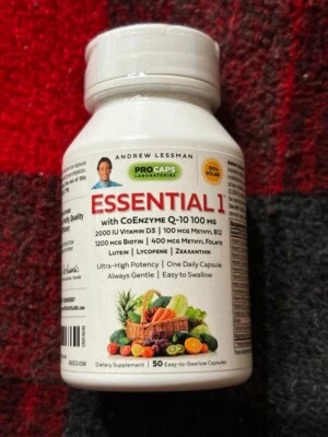 Andrew Lessman Essential 1 2000 UI D3 CoQ10 100 mg 50 cápsulas caducidad 30/11/2024 Foto 1 de 4