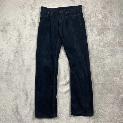 Polo Ralph Lauren Corduroy Pants Womens 8PM 32/32 Black Straight - Image 1 of 4
