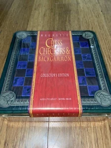 chess Checkers & BackGammon *COLLECTORS EDITION* - Picture 1 of 2