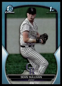 2023 Bowman ZUG CHROM SEAN SULLIVAN HIMMEL BLAU REFRAKTOR BDC-88 ROCKIES - Bild 1 von 2