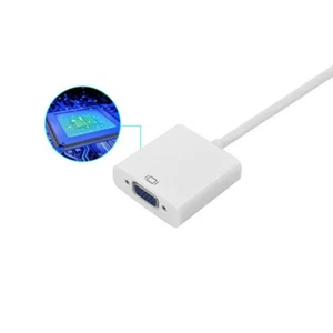 Mini Display Port DP Thunderbolt Stecker auf VGA Buchse Kabel Adapter MND - Bild 1 von 5