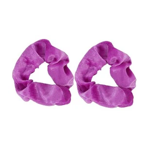 Motique Accessories Velvet Solid Scrunchies - Set of 2 - Picture 1 of 21