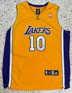 Camiseta deportiva de baloncesto Adidas NBA de colección Los Angeles Lakers #10 Steve Nash talla 52 - Imagen 1 de 9
