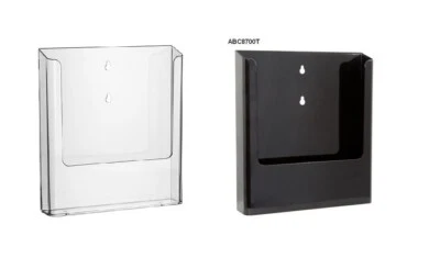 SELLON24 DIN A4 Wandprospekthalter Hängeprospekte Prospekthalter Prospektbox