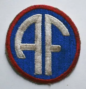 WWII WW2 Vintage US Army Allied Forces HQ Patch Off Uniform - Picture 1 of 2
