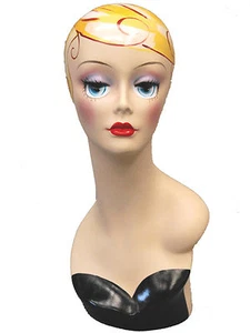 Mannequin Head Bust Wig Hat Jewelry Display #VF005 - Picture 1 of 3