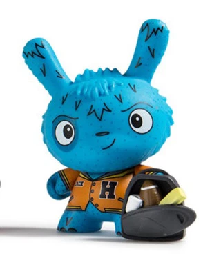 kidrobot The Bots Scared Silly Dunny Series Vinyl Mini Figure The Boobirds - NEW - Image 1 of 3