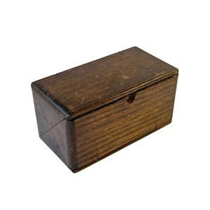 Vintage Antique Singer Sewing Machine Wooden Oak Puzzle Accessory Parts Box - Picture 1 of 8