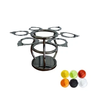 Stainless Steel Six Leaves Fruit Plate Salad Plate Cold Dish Refreshment Plate - Picture 1 of 8