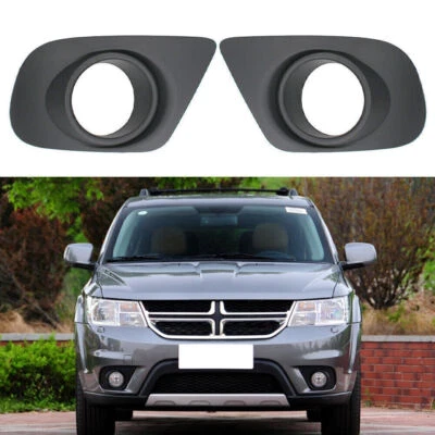 Pair Fog Light Cover Left+Right Set For DODGE JOURNEY CHRYSLER 200  2011-2020 - Image 1 of 4