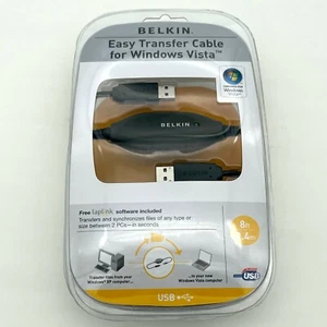 NEW Belkin Easy Transfer Cable for Windows Vista New/Sealed - F5U258 - Picture 1 of 3