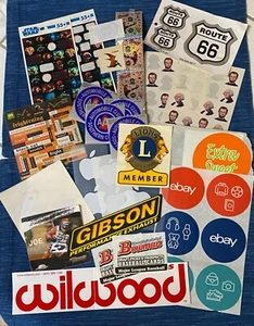 Vintage Sticker Decal Lot Bowman Draft Wilwood Star Wars Route 66 Lions 988A - Picture 1 of 1