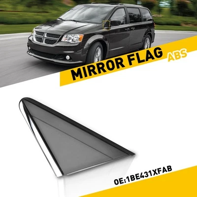 Aplique de moldura de bandera de espejo lateral izquierdo del conductor para Ram C/V 2014-2015 1BE431XFAB Foto 1 de 4