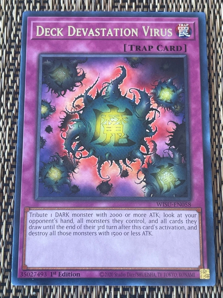 Deck Devastation Virus Rare Wild Survivors WISU-EN058 NM - Image 1 of 1