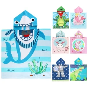 NovForth Kids Beach Towel for Boys Girls, Hooded Bath Towel Wrap, Toddler Poo... - Picture 1 of 6