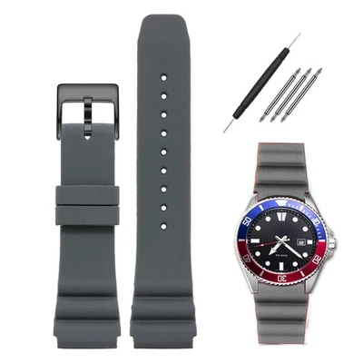 Correa de reloj de silicona de 22 mm para pulsera CASIO MDV-106 MDV-107 MTP-VD01D 303 l Foto 1 de 4