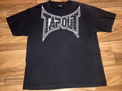 TAPOUT Men’s  Black T-Shirt Vintage Y2k Grunge XLarge   XL - Image 1 of 4