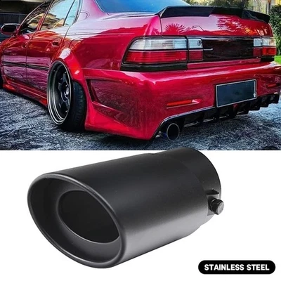 Tubo de escape trasero punta trasera silenciador redondo accesorios para Toyota Corolla Foto 1 de 4