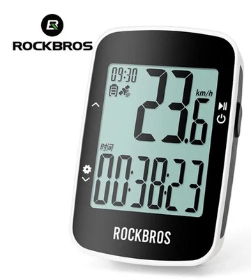 ROCKBROS MTB Bike Computer R1 GPS, Bluetooth, Waterproof, ANT+ Odometer NIB - Image 1 of 4