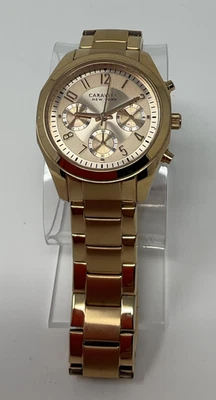 Caravelle New York relógio cronógrafo feminino Melissa 44L115 nova bateria - Imagem 1 de 4