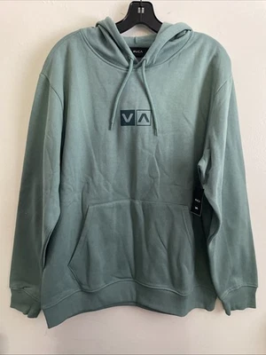 New RVCA Long Sleeve Hoodie Sweatshirt Mens Street Artist Design Logo Size L - Image 1 of 4