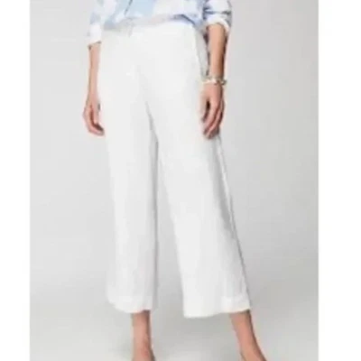 J. Jill PureJill 100% Linen White Cropped Wide Leg Pants, Size XL, NWT - Image 1 of 4